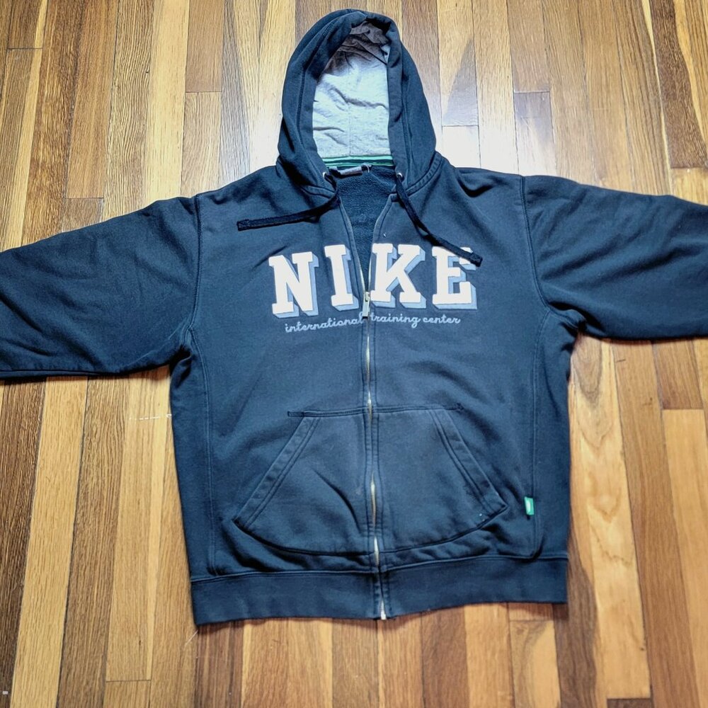 Black Nike International Training Zip Hoodie